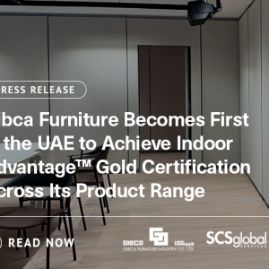 GIBCA Furniture Becomes First in the UAE to Earn Indoor Advantage™ Gold Certification Across Its Product Range