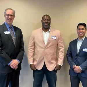 Photo of three graduates of the Supplier Diversity Mentorship Program.