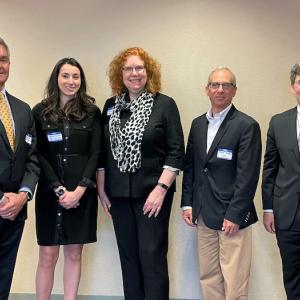Photo of five graduates of the Supplier Diversity Mentorship Program.