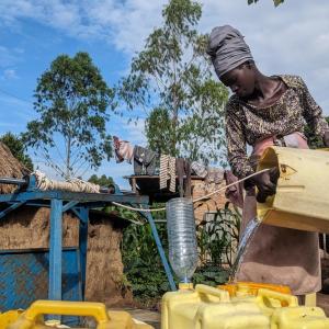 Sandra and her baby Faith live in rural Uganda, where they have little access to postnatal care. 
