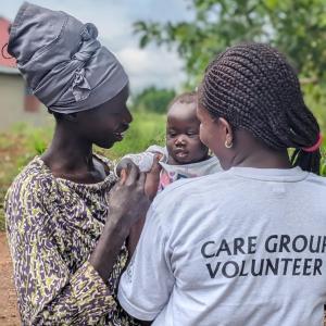 When Sandra's baby started vomiting, Sandra rushed her into the health center to get treatment. 