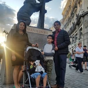 Patricia Carcamo Acosta and family