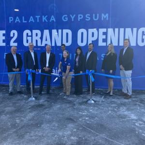 Palatka facility grand opening ribbon cutting.