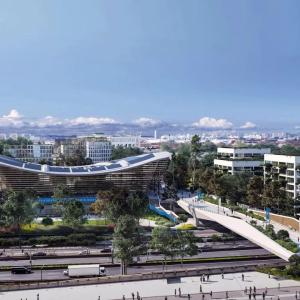 A view of the Paris 2024 venue 