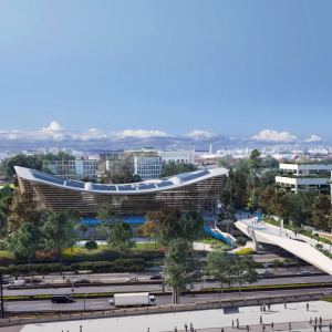The Aquatics Centre in Paris