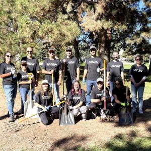 Park Clean Up group photo