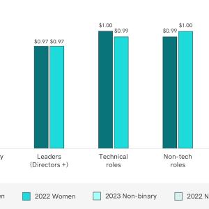 Chart showing Gender Compensation Data.
