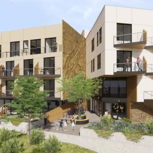 Peace village is a housing development for Peace United Church recently approved by the city of Santa Cruz, CA. This project will create lower-income affordable housing, affordable co-living and market-rate housing on their campus with funding from New Way Homes.