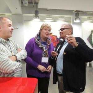 Group of people talking