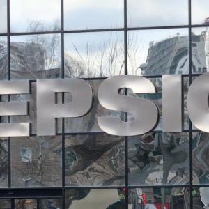 PEPSICO logo on a window