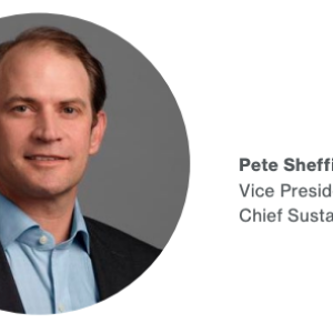 Pete Sheffield, Vice President and Chief Sustainability Officer