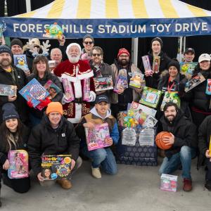 AEG's Forest Hills Stadium hosted its annual toy drive.