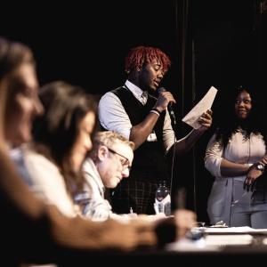 The students presented their festival ideas to an AEG Presents sourced panel for real time feedback. 