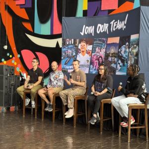 The panel was moderated by Chavante Flakes, Talent Buyer, and gave students valuable insight into the wide range of careers available in live events.