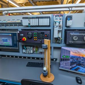 workstation at the lab