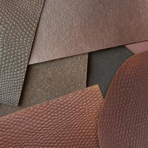 From PLHyde – a fully sustainable, zero plastic, bespoke plant-based leather material made from upcycled fruit and vegetables.