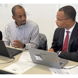 people talking to each other