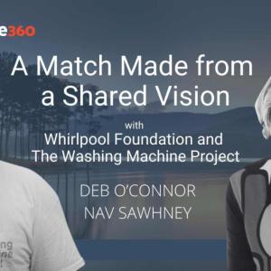 Podcast guests Deb O'Connor and Nav Sawhney