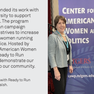 Image of Cecilia McKenney with Ready to Run Director Debbie Walsh.