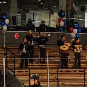 A local mariachi band performed at the LA Kings Hispanic Heritage Month event hosted at  Toyota Sports Performance Center. Photo credit: Jason C Williams Photography