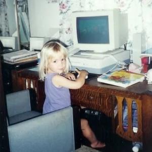 Raisa Lynn as a toddler.