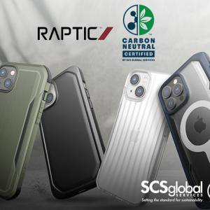 Four Raptic phone cases