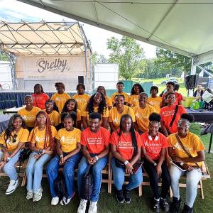 Group photo of students at Regions’ Reality Check