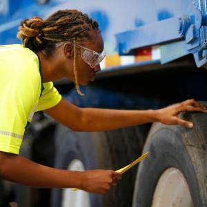 Republic Services Tech Institute student