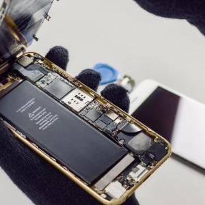 Phone being repaired