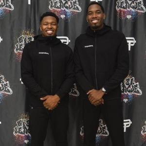 The Rise League Co-Founders Dwight and Dmitri Thompson.