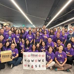 Group photo of volunteers