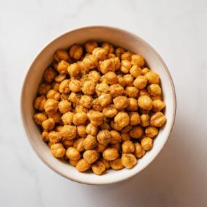 A bowl of Roasted Chickpeas