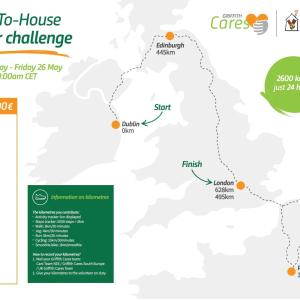 House-To-House 24 hour challenge map