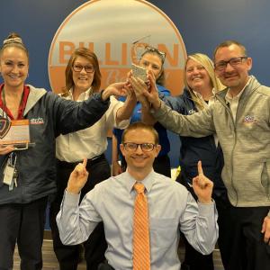 Ryan Thompson and Cintas employees