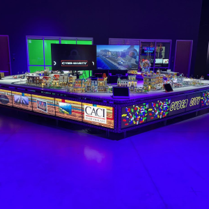 CACI booth 