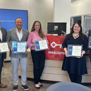KeyBank and SBA Washington State shown with the Small Business Lenders Award.