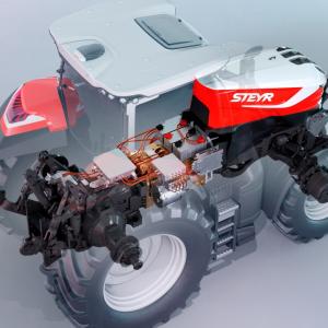 The Red Dot Design Award winning STEYR Hybrid Drivetrain Konzept