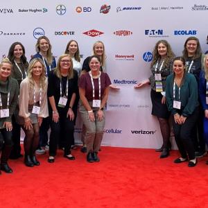 people posing together for group photo