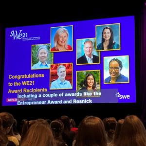 image of screen durning presentation