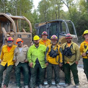 Firefighters group photo