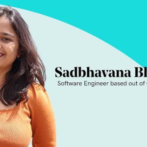 Photo of Sadbhavana Bhardwaj; Software engineer based out of India.