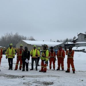 group shot of safety team