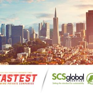 SCS Global Services Named one of the Fastest Growing Private Companies in the San Francisco Bay Area.