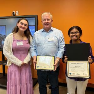 Maximus leader and interns celebrate the end of their summer program
