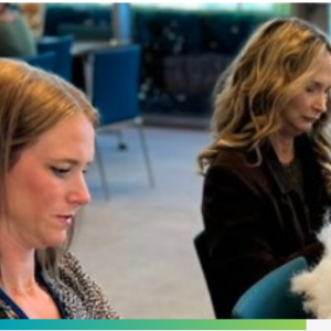 U.S. MetLife colleagues volunteer with Operation Gratitude to build stuffed animals that were given to children of deployed military personnel.