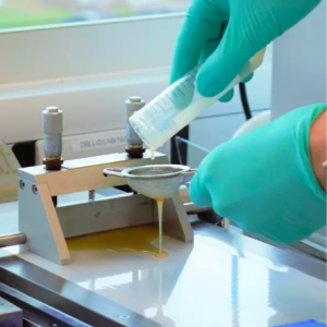 plant-protein films in a lab