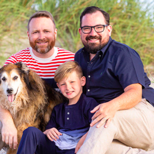 photo of Josh Stewart, PNC Senior Recruiting Director and family