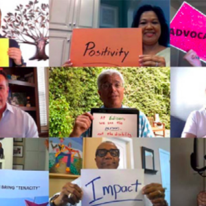 collage of Edison employees holding signs that say what they each bring to the company