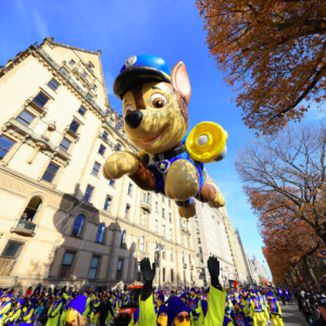 Paw Patrol balloon in parade