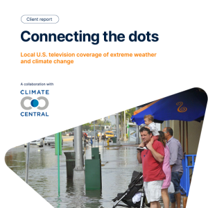 Connecting the dots: Local U.S. television coverage of extreme weather and climate change
